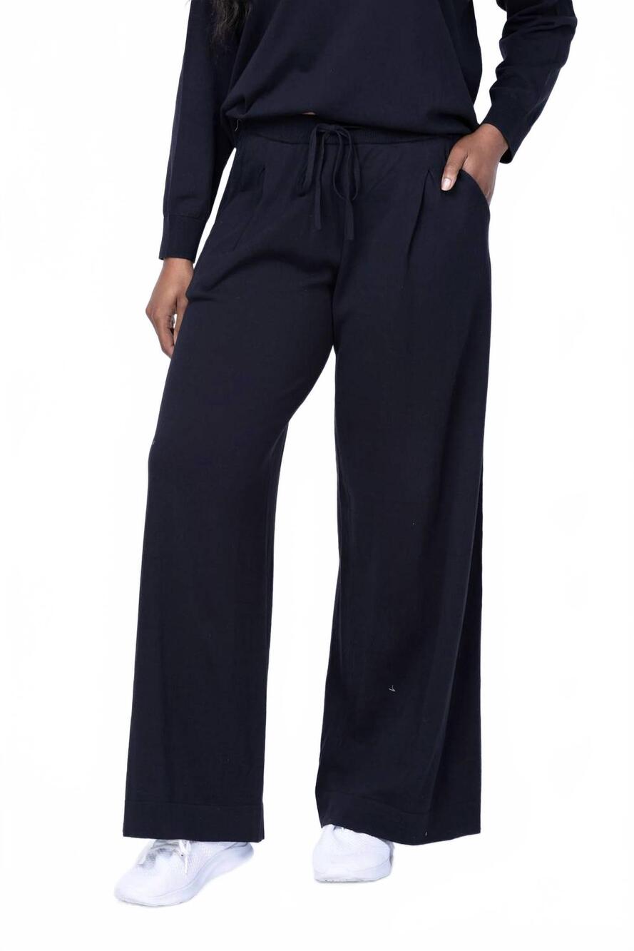 NEW THE GREAT. women's the relaxed trouser pants in black